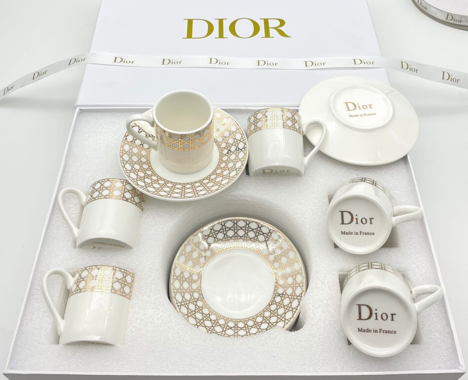 Turkish coffee set - Dior Turkish Coffee Cups | Aleppo Gift UAE